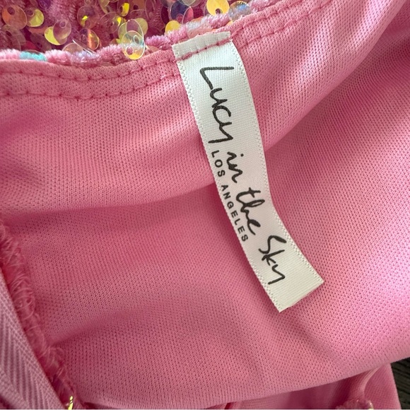 Lucy‎ in the Sky Sequin Mini Dress Size Small - Picture 5 of 5